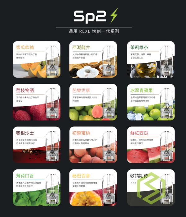 sp2s SP2 煙彈 馬來進口 適用用 RLEX一代 /SP2/LANA/ FITPOD WIND 一盒3顆