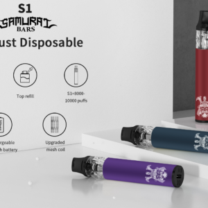 SAMURAI S1 BARS 將軍 注油一次性 500mah 0.8歐姆 type-c