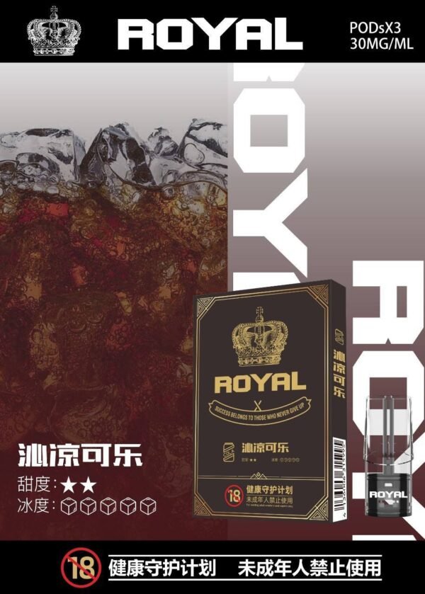ROYAL 皇冠 煙彈 適用relx一代 LANA SP2 FITPOD WIND主機  3入/盒：圖片 8